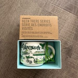 New Starbucks Been There Series Ceramic 2oz Mini Ornament Mug Cup VANCOUVER